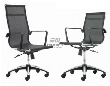SILLA EJECUTIVA EN MALLA TRAVIS :: Muebles de Oficina: Equilibrio Modular
