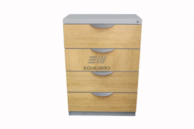 ARCHIVERO HORIZONTAL CON FRENTES EN MELAMINA :: Muebles de Oficina: Equilibrio Modular