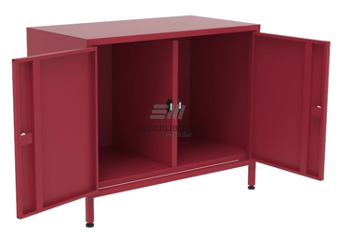 CREDENZA METÁLICA CON 2 PUERTAS :: Muebles de Oficina: Equilibrio Modular