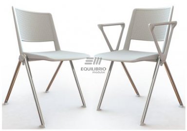 SILLA DE COLECTIVIDAD REVOLUTION / OHV-86 CR :: Muebles de Oficina: Equilibrio Modular