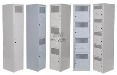 LOCKERS RECUADRO MALLA :: Muebles de Oficina: Equilibrio Modular
