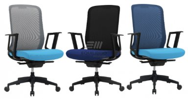 SILLA EJECUTIVA RE-1601 en Mesh/Tela :: Muebles de Oficina: Equilibrio Modular