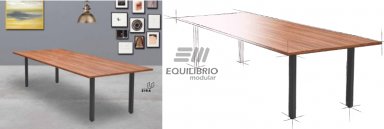 ZIRA-J MESA DE JUNTAS :: Muebles de Oficina: Equilibrio Modular