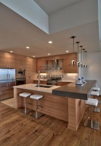 COCINA CON MADERA 01 :: Muebles de Oficina: Equilibrio Modular