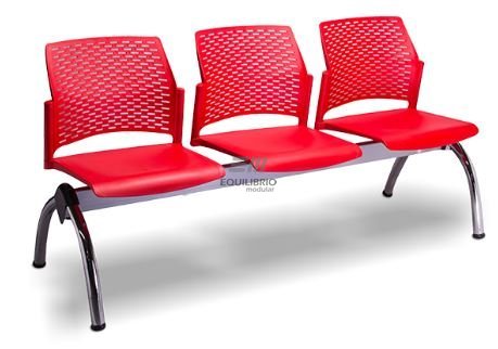 EQU- RE-574: BANCA DE ESPERA REWIND  :: Equilibrio Modular - Amplio catalogo en muebles y mobiliario de oficina para todo Mexico.