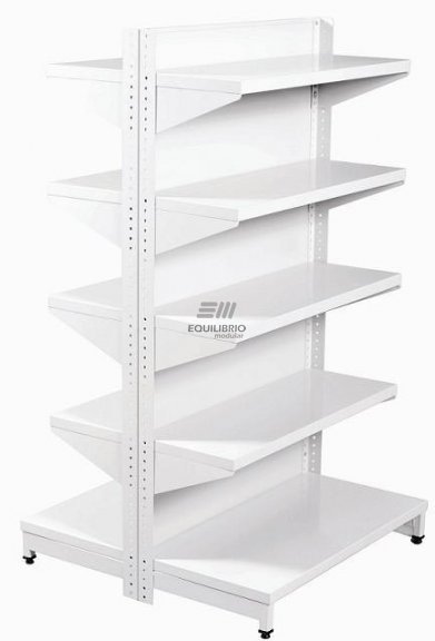 EQU-GA-8801 / 8803: Gondola Central-Sistema Atornillable :: Equilibrio Modular - Amplio catalogo en muebles y mobiliario de oficina para todo Mexico.