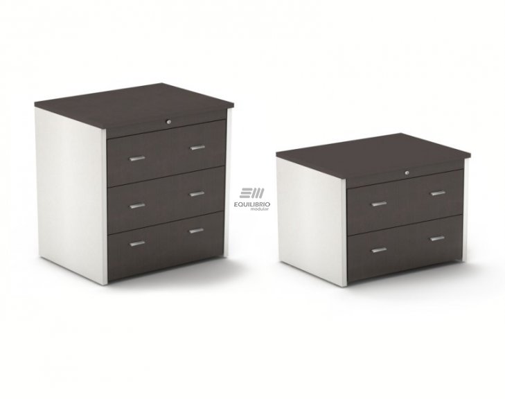 Archivero en melamina Horizontal: Archivero en melamina Horizontal :: Equilibrio Modular - Amplio catalogo en muebles y mobiliario de oficina para todo Mexico.