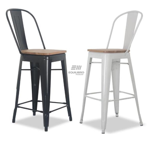 EQU-OHV-61: BANCO JUNO BAR :: Equilibrio Modular - Amplio catalogo en muebles y mobiliario de oficina para todo Mexico.