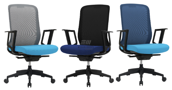: SILLA EJECUTIVA RE-1601 en Mesh/Tela :: Equilibrio Modular - Amplio catalogo en muebles y mobiliario de oficina para todo Mexico.